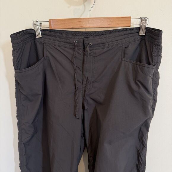 Exofficio Insect Shield Pants Womens 12 Gray Gorpcore Hiking Camping Performance - Picture 2 of 16